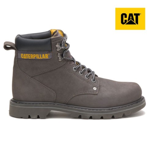 CAT Second Shift Steel Toe Men's Work Boots Chocolate (AU L-269) Australia